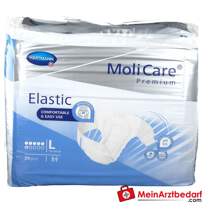 MoliCare Premium Elastic 6 Tropfen Inkontinenzslip Gr. L, 90 St.