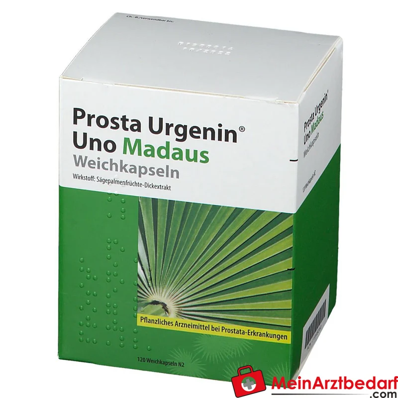 Prosta Urgenin Uno Madaus Sägepalmenfrüchte-Dickextrakt Weichkapseln, 60 St.