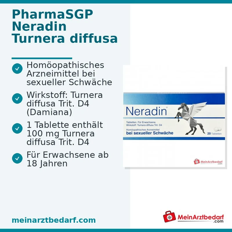 PharmaSGP Neradin Turnera diffusa D4 Tabletten, 20 St.