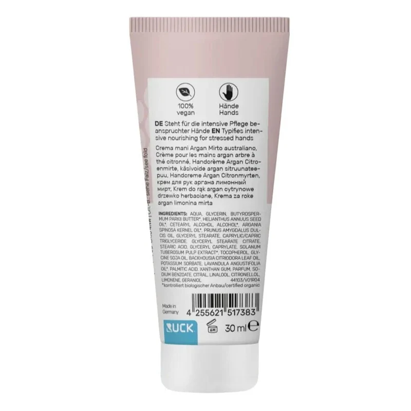 peclavus Handcreme Argan Zitronenmyrte