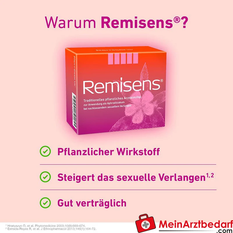 Remisens Damianablätter-Trockenextrakt Filmtabletten, 90 St.