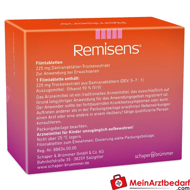 Remisens Damianablätter-Trockenextrakt Filmtabletten, 90 St.