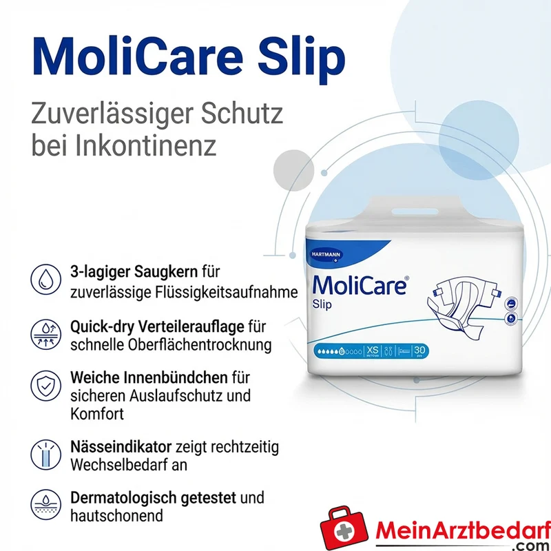 MoliCare Slip Einlage XS für leichte bis mittlere Inkontinenz