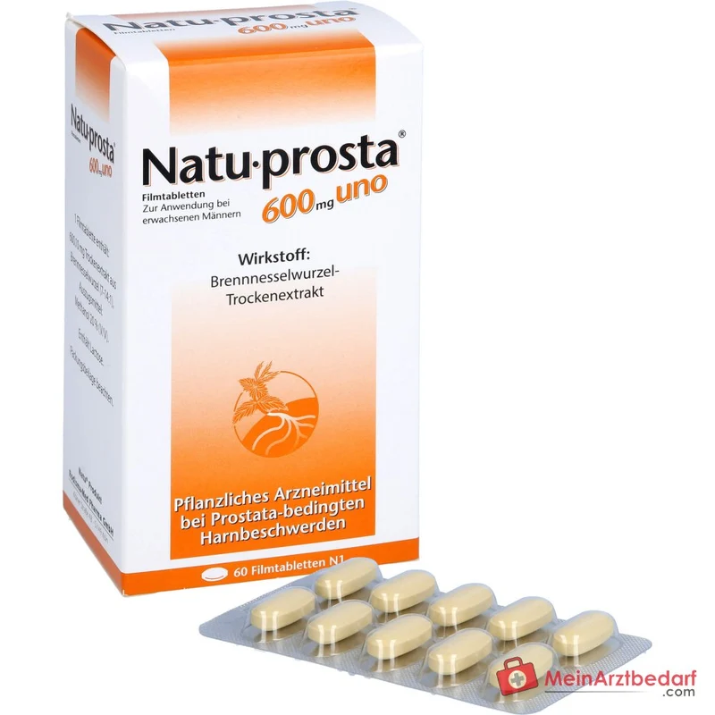 Rodisma-Med Natuprosta 600 mg uno Brennnesselwurzel-Trockenextrakt Filmtabletten, 100 St.