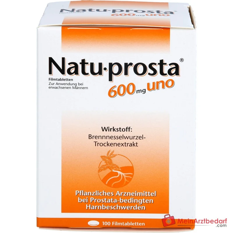 Rodisma-Med Natuprosta 600 mg uno Brennnesselwurzel-Trockenextrakt Filmtabletten, 100 St.