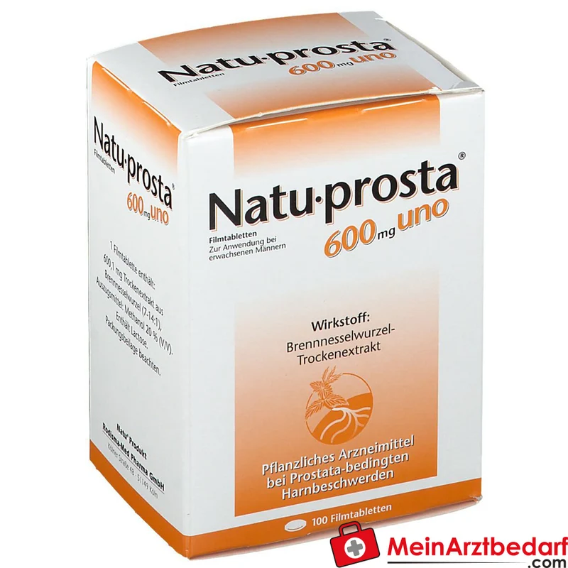 Rodisma-Med Natuprosta 600 mg uno Brennnesselwurzel-Trockenextrakt Filmtabletten, 100 St.
