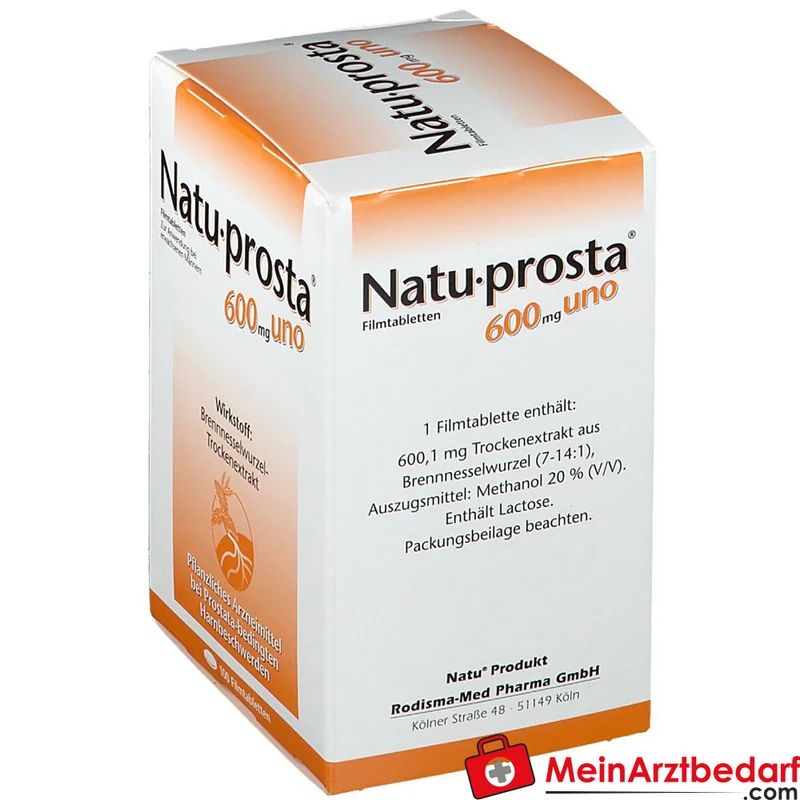 Rodisma-Med Natuprosta 600 mg uno Brennnesselwurzel-Trockenextrakt Filmtabletten, 100 St.