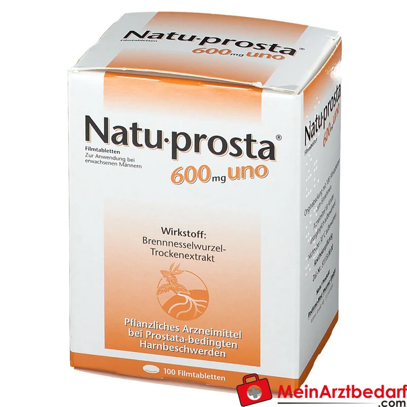 Rodisma-Med Natuprosta 600 mg uno Brennnesselwurzel-Trockenextrakt Filmtabletten, 100 St.