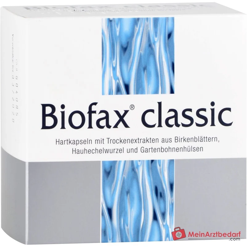 Strathmann Biofax classic Birkenblätter-Trockenextrakt / Hauhechelwurzel-Trockenextrakt / Bohnenschalen-Trockenextrakt Hartkapseln, 60 St.