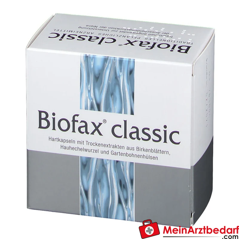 Strathmann Biofax classic Birkenblätter-Trockenextrakt / Hauhechelwurzel-Trockenextrakt / Bohnenschalen-Trockenextrakt Hartkapseln, 60 St.