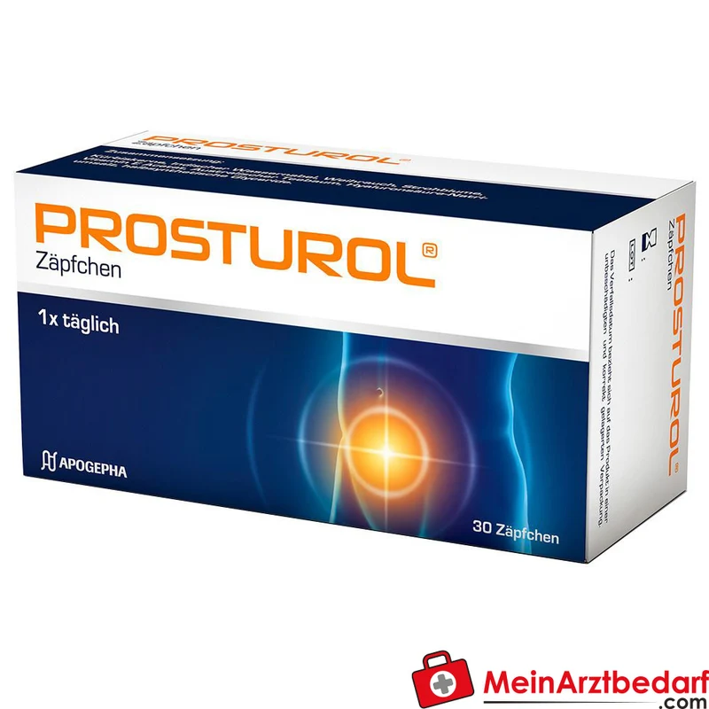 Prosturol Kürbiskerne / Indischer Wassernabel / Weihrauch / Strohblume / Vitamin E / Australischer Teebaum / Hyaluronsäure Zäpfchen, 10 St.