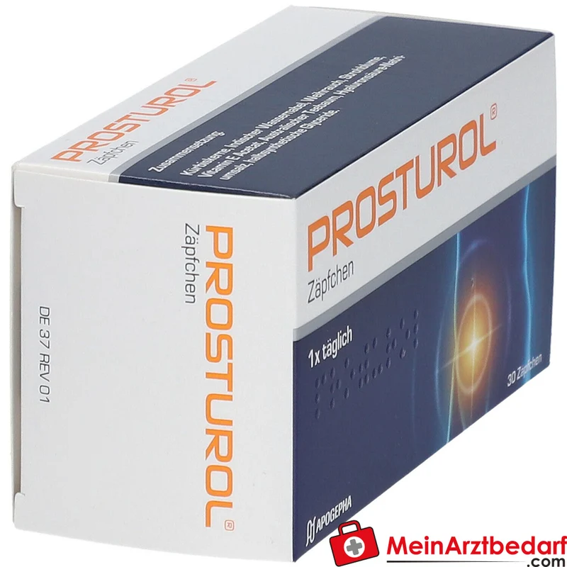 Prosturol Kürbiskerne / Indischer Wassernabel / Weihrauch / Strohblume / Vitamin E / Australischer Teebaum / Hyaluronsäure Zäpfchen, 10 St.