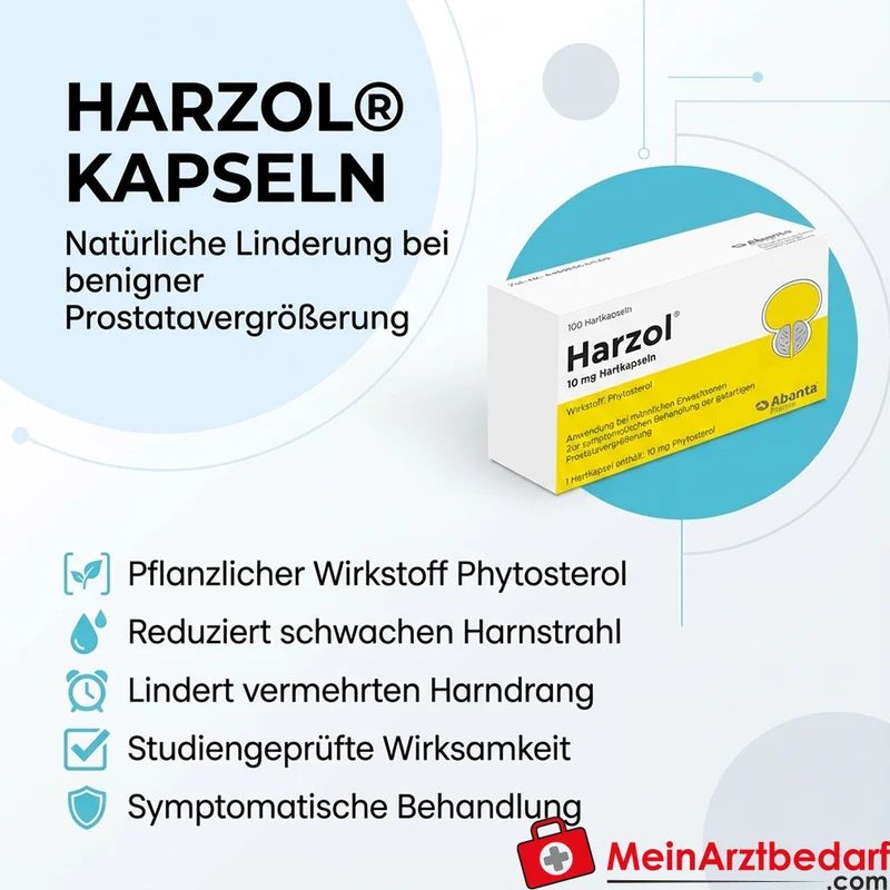 Abanta Pharma Harzol Phytosterol Hartkapseln, 100 St.