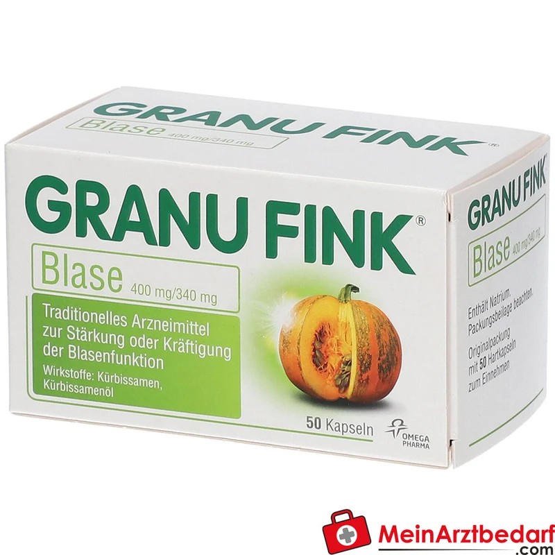 Granu Fink Blase Kürbissamen / Kürbissamenöl Hartkapseln, 100 St.