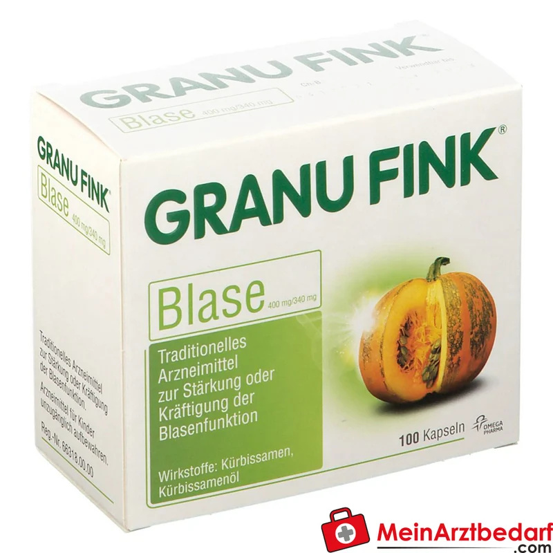 Granu Fink Blase Kürbissamen / Kürbissamenöl Hartkapseln, 100 St.