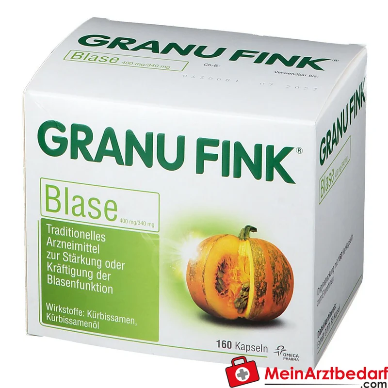 Granu Fink Blase Kürbissamen / Kürbissamenöl Hartkapseln, 100 St.