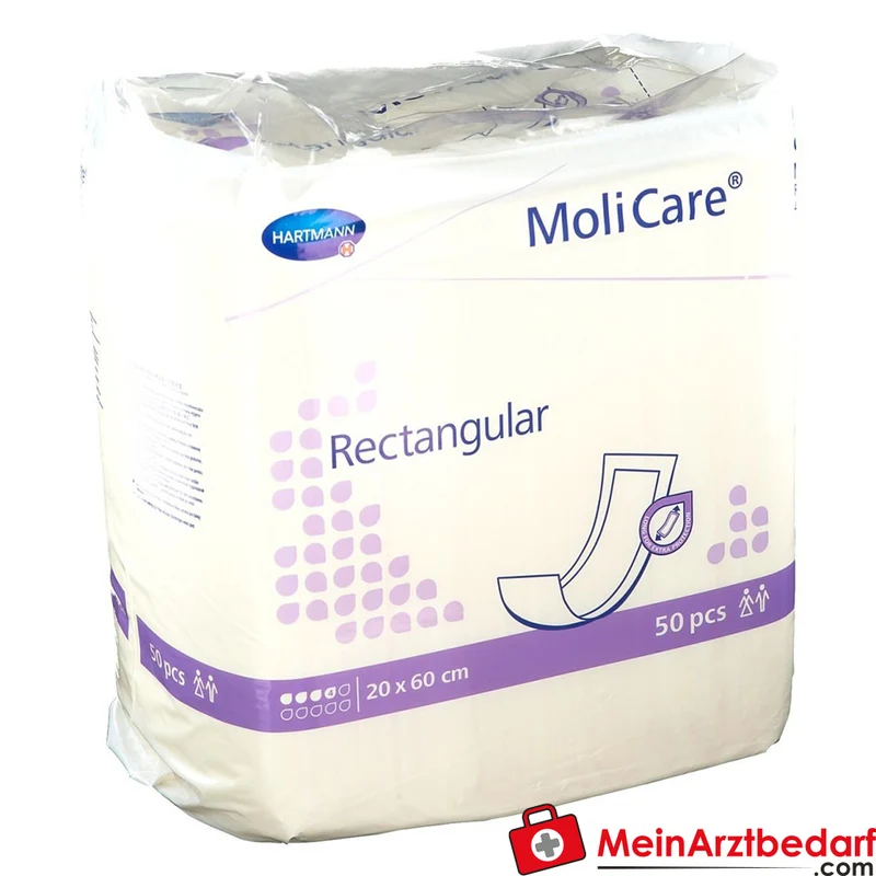 MoliCare Rectangular Einlagen 4 Tropfen 20 x 60 cm 20 Stück