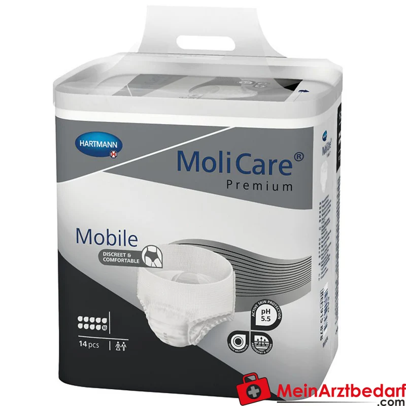 MoliCare Premium Mobile 10 Tropfen Einweghose Größe L, 14 St.