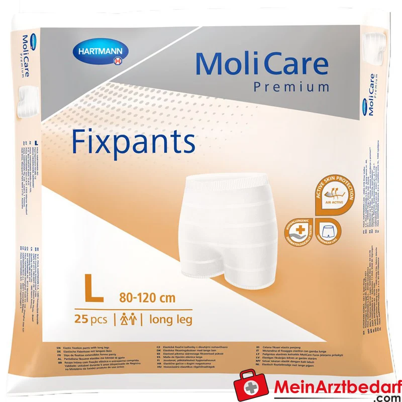 MoliCare Fixpants long leg Fixierhose Gr. L, elastisch langbeinig