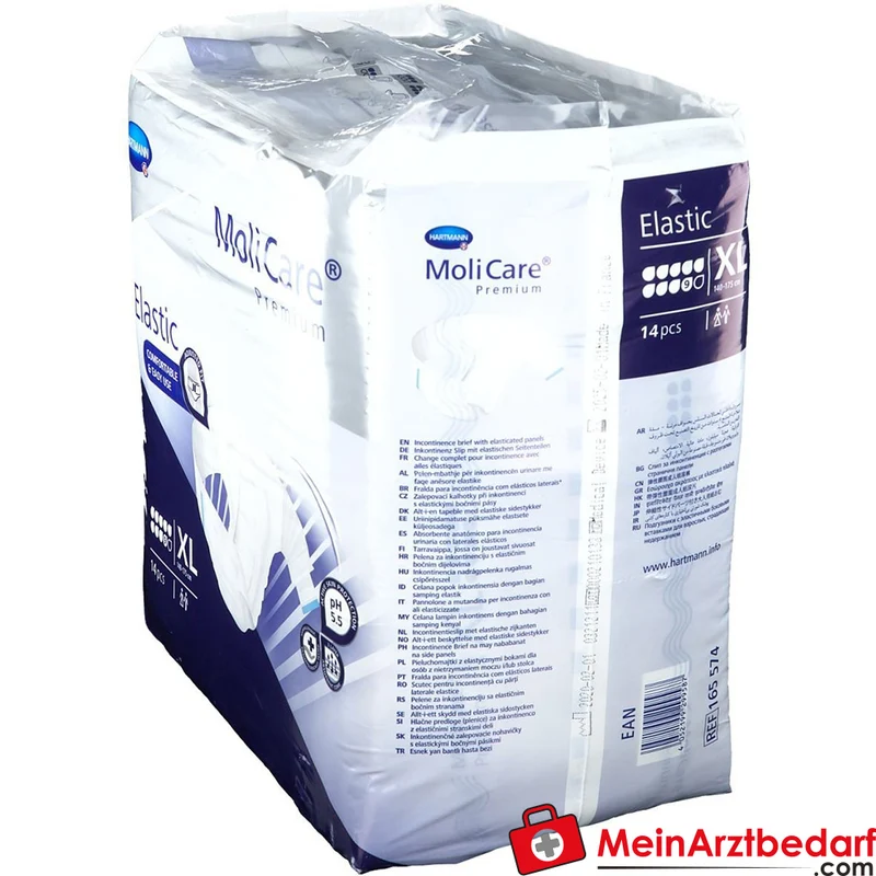 MOLICARE Premium Elastic Slip 9 Tropfen XL Inkontinenzslip 14 Stück