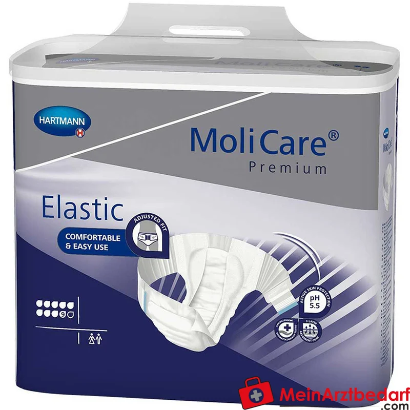MoliCare Premium Elastic Inkontinenzslip 9 Tropfen Größe L