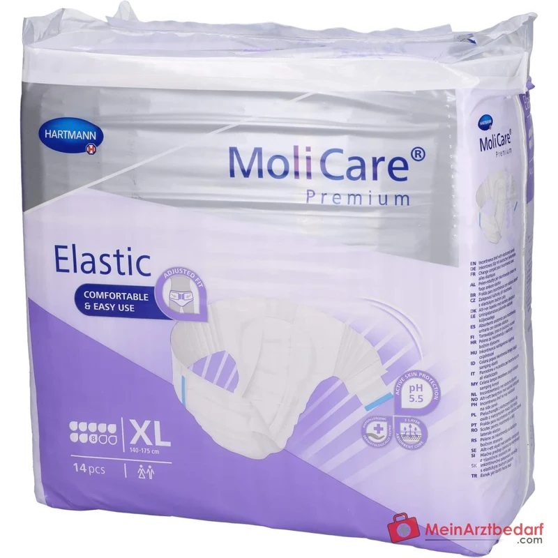 MoliCare Premium Elastic Inkontinenz-Slip 8 Tropfen Größe XL