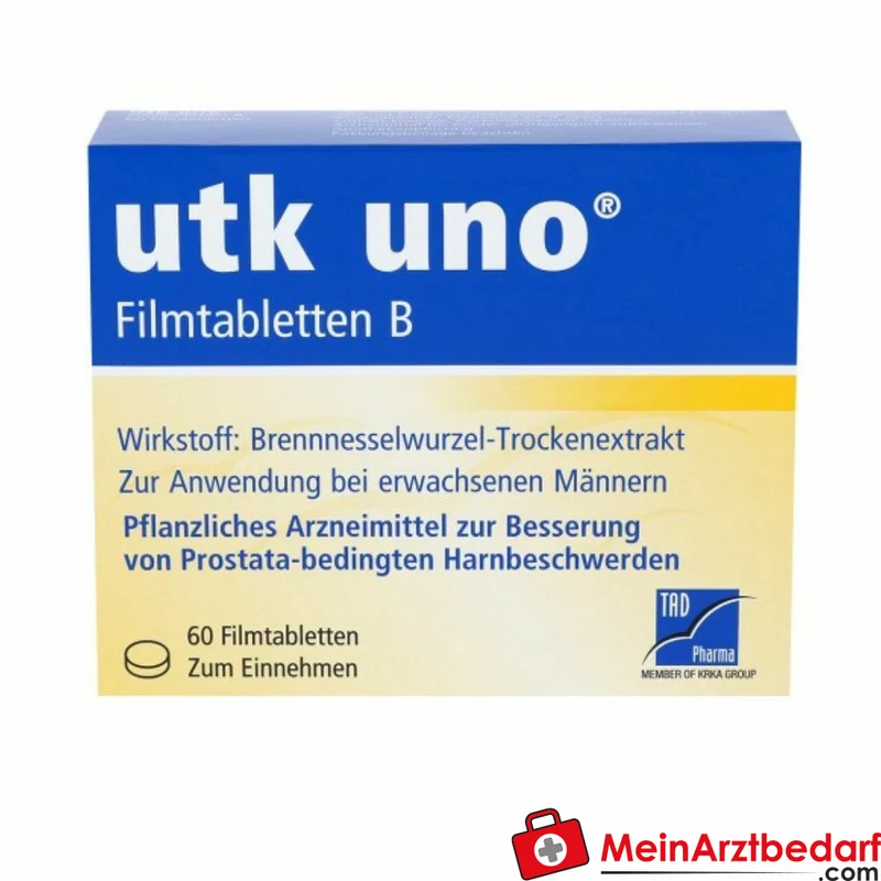 TAD Pharma utk uno Brennnesselwurzel-Trockenextrakt Filmtabletten, 120 St.