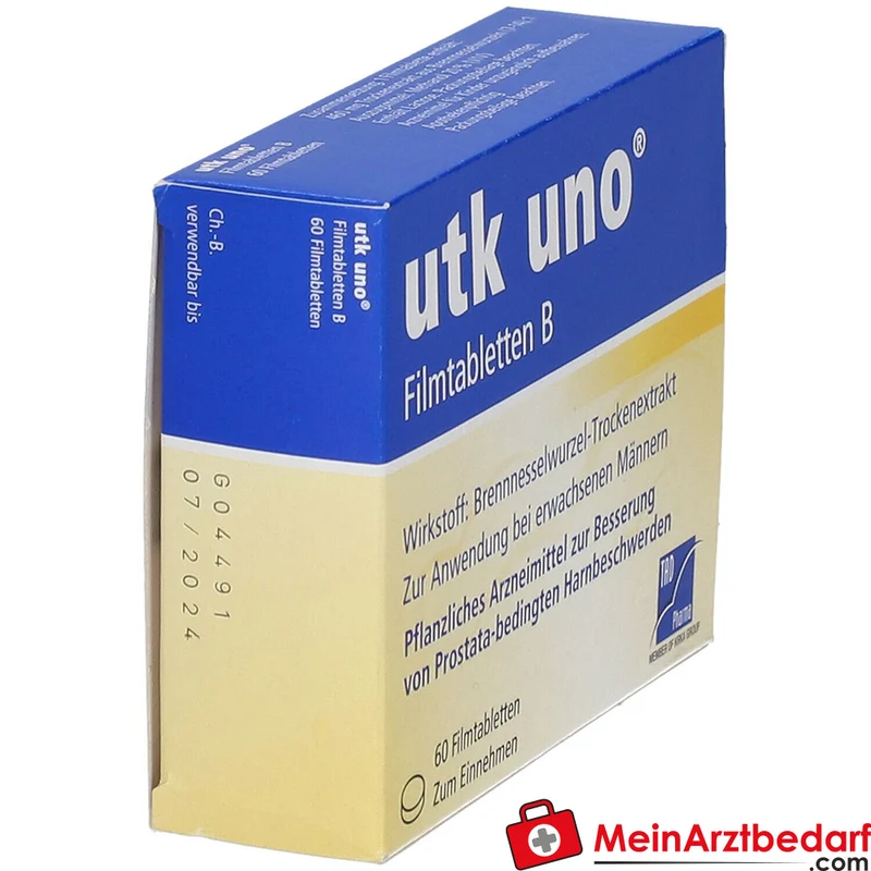 TAD Pharma utk uno Brennnesselwurzel-Trockenextrakt Filmtabletten, 120 St.