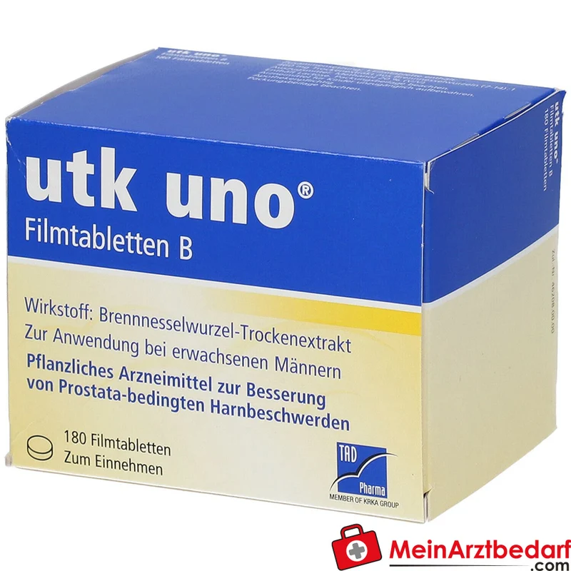 TAD Pharma utk uno Brennnesselwurzel-Trockenextrakt Filmtabletten, 120 St.
