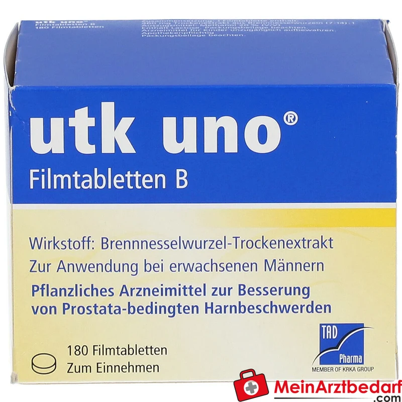 TAD Pharma utk uno Brennnesselwurzel-Trockenextrakt Filmtabletten, 120 St.