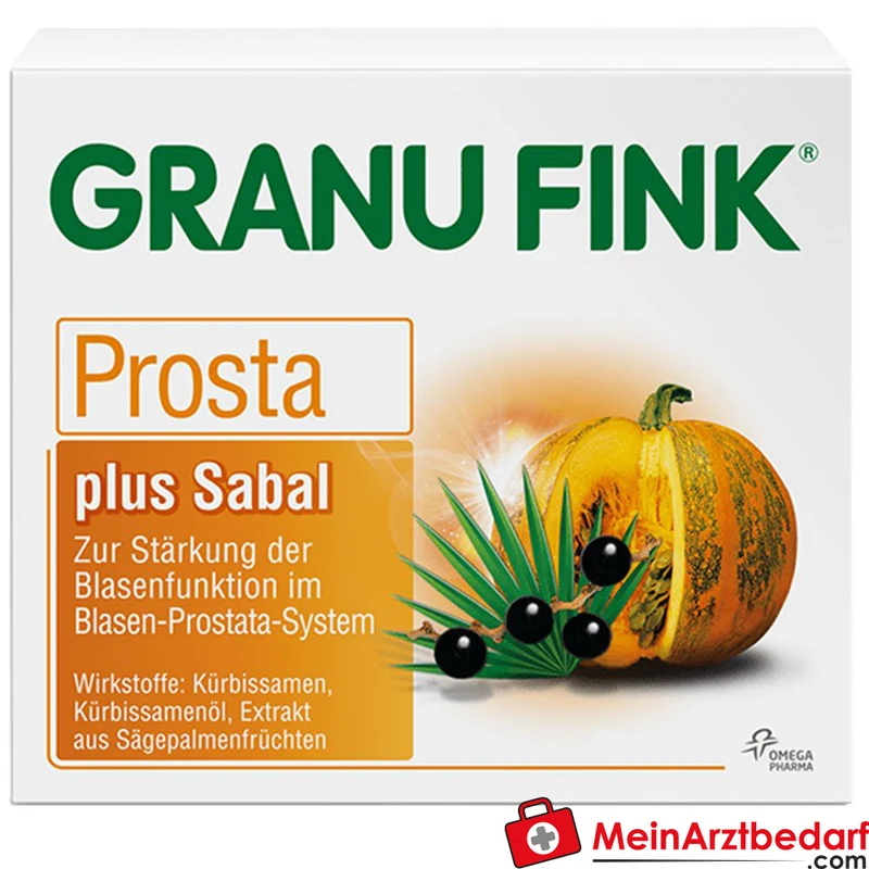 Granu Fink Prosta plus Sabal Kürbissamen / Kürbissamenöl / Sägepalmenfrüchte-Trockenextrakt Hartkapseln, 200 St.