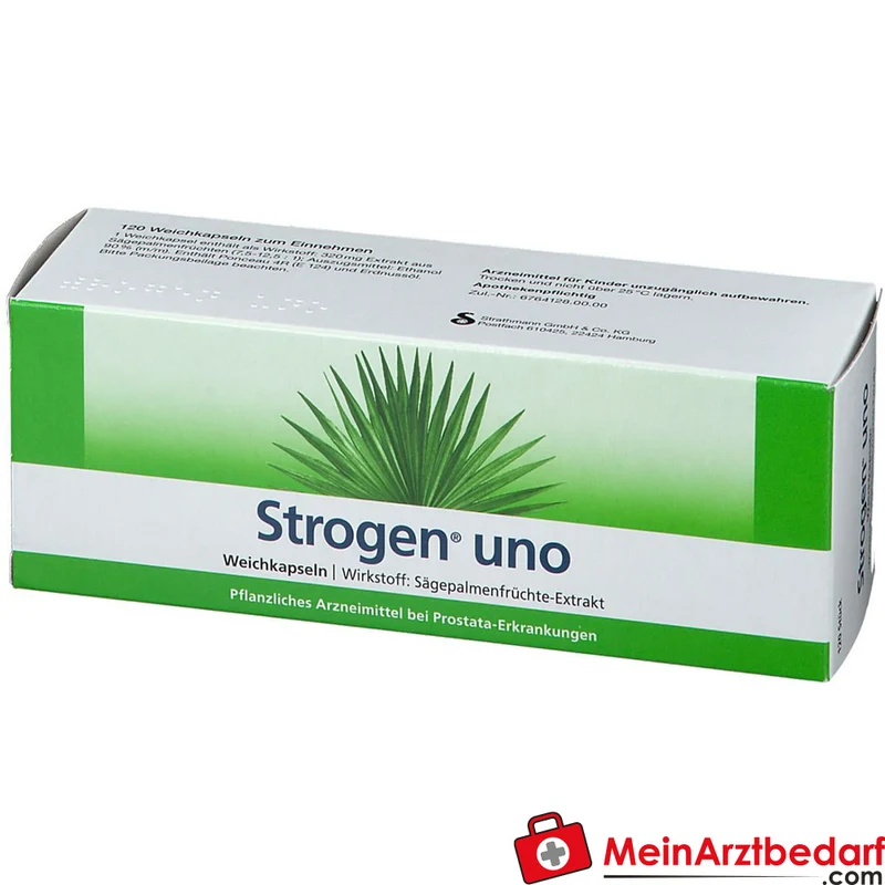 Strathmann Strogen uno Sägepalmenfrucht-Dickextrakt Weichkapseln, 60 St.