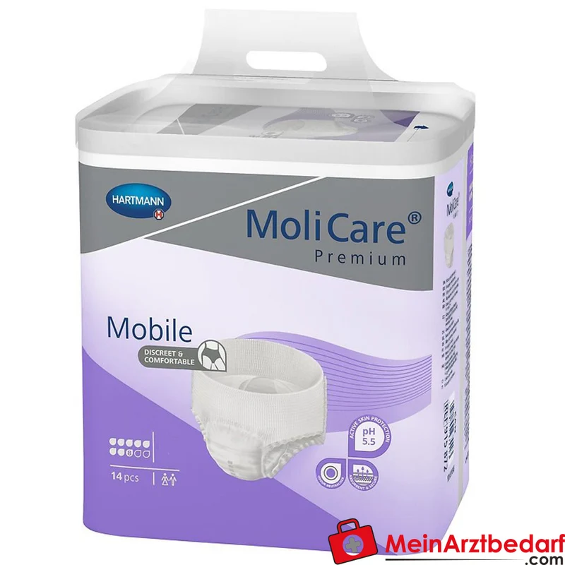 MoliCare Premium Mobile 8 Tropfen Einweghose XL, 56 St.