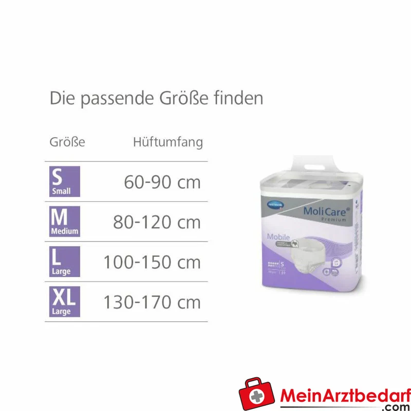 MoliCare Premium Mobile 8 Tropfen Einweghose Gr. S für Erwachsene