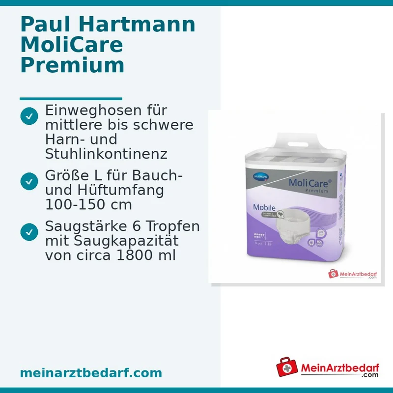 MoliCare Premium Mobile Einweghose 6 Tropfen Gr. L