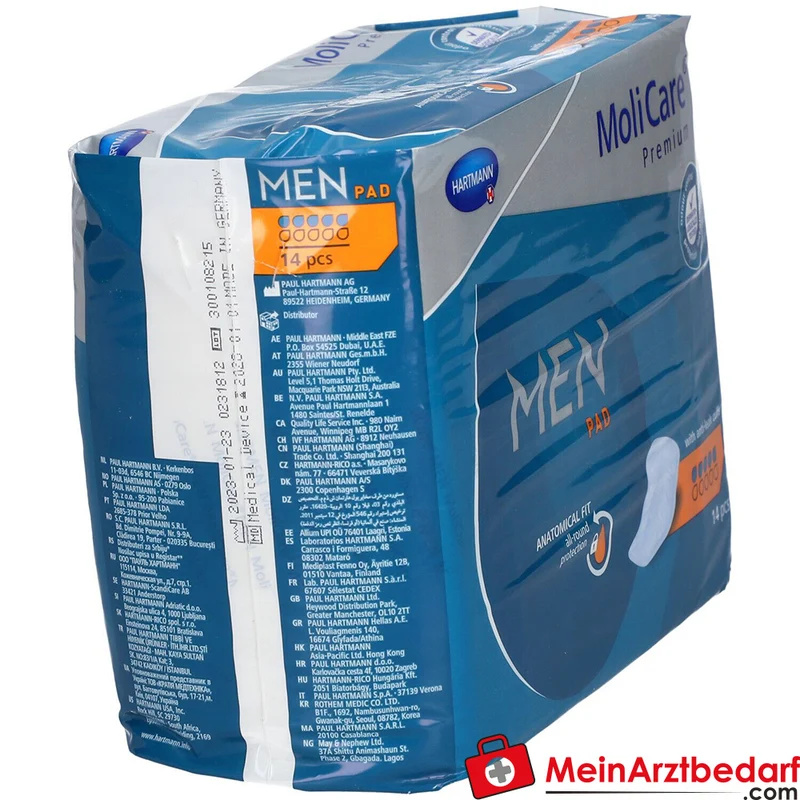 MoliCare Premium MEN Einlagen 5 Tropfen für Herren