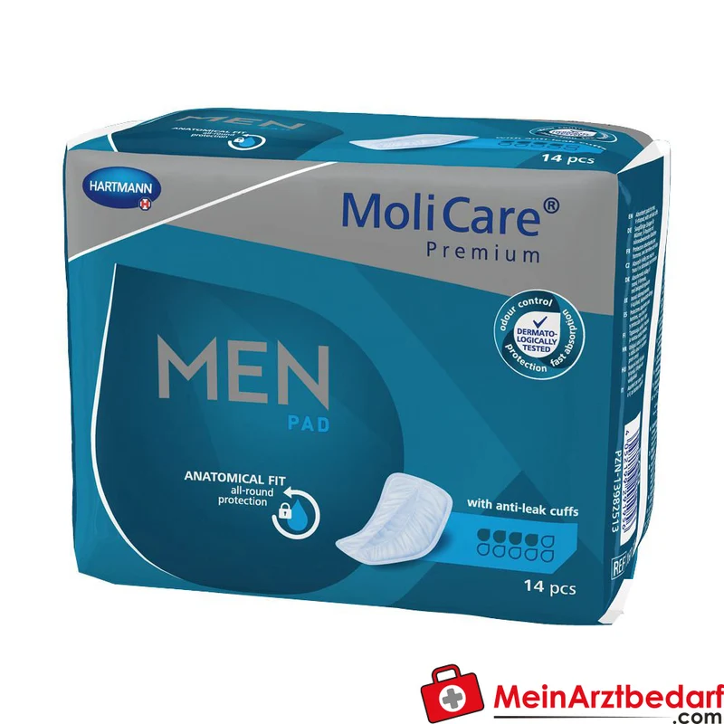 MoliCare Premium MEN Pad 4 Tropfen Einlage für Männer bei leichter bis mittlerer Inkontinenz