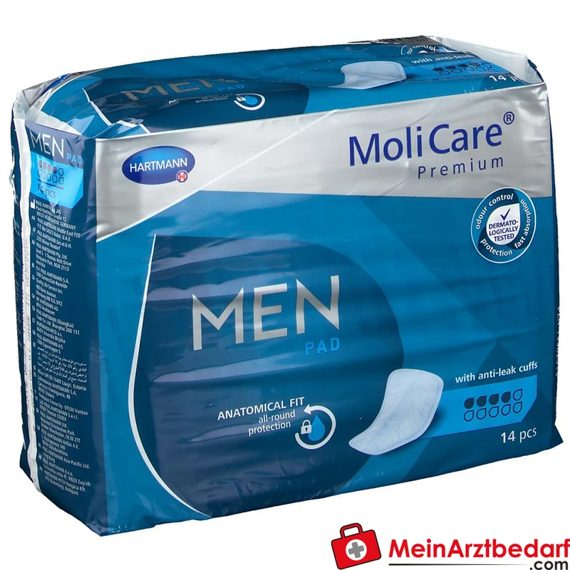 MoliCare Premium MEN Pad 4 Tropfen Einlage für Männer bei leichter bis mittlerer Inkontinenz