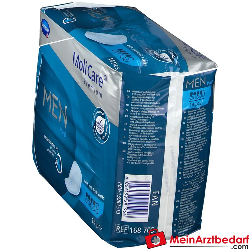 MoliCare Premium MEN Pad 4 Tropfen Einlage für Männer bei leichter bis mittlerer Inkontinenz
