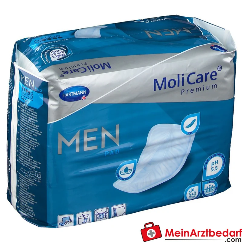 MoliCare Premium MEN Pad 4 Tropfen Einlage für Männer bei leichter bis mittlerer Inkontinenz