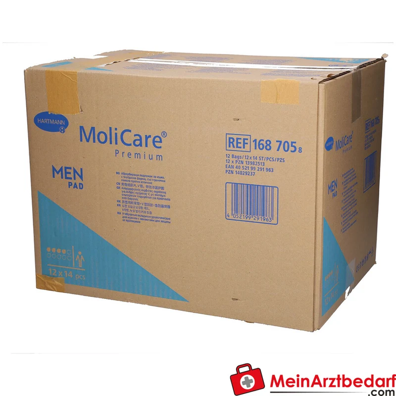 MoliCare Premium MEN Pad 4 Tropfen Einlage für Männer bei leichter bis mittlerer Inkontinenz