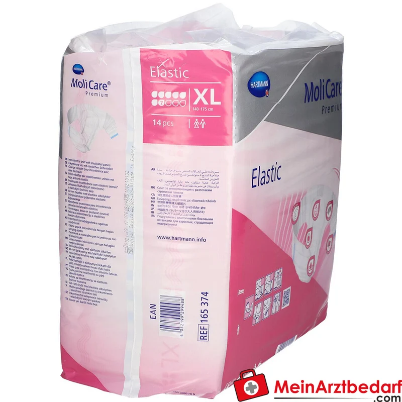 MoliCare Premium Elastic Slip 7 Tropfen Gr. XL Inkontinenzslip 14 Stück