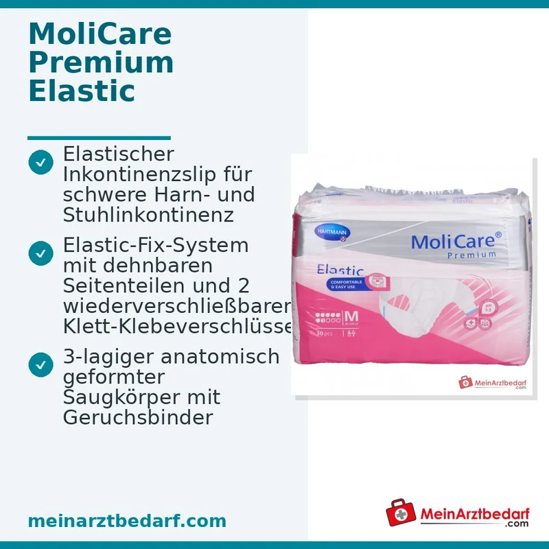 MoliCare Premium Elastic 7 Tropfen Slip Gr. M