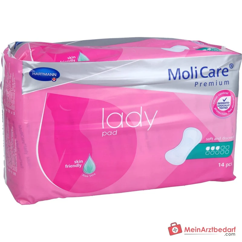 Hartmann MoliCare Premium lady pad 3 Tropfen Inkontinenzeinlagen, 168 Stück