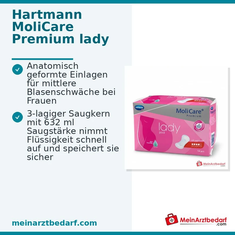MoliCare Premium lady Pad 3,5 Tropfen Einlage