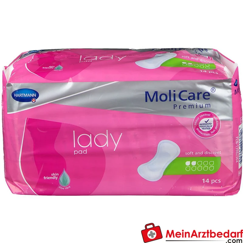 Hartmann MoliCare Premium lady pad 2 Tropfen Inkontinenzeinlagen, 252 St.
