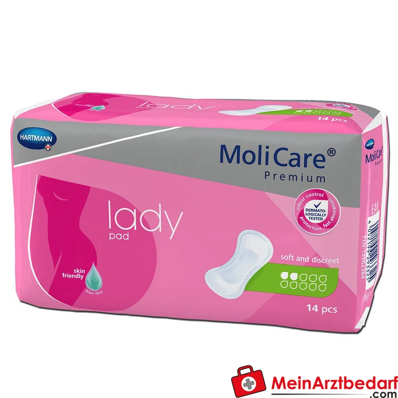Hartmann MoliCare Premium lady pad 2 Tropfen Inkontinenzeinlagen, 252 St.