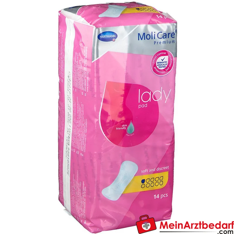 HARTMANN MoliCare Premium lady pad 1 Tropfen Inkontinenzeinlagen, 168 St.