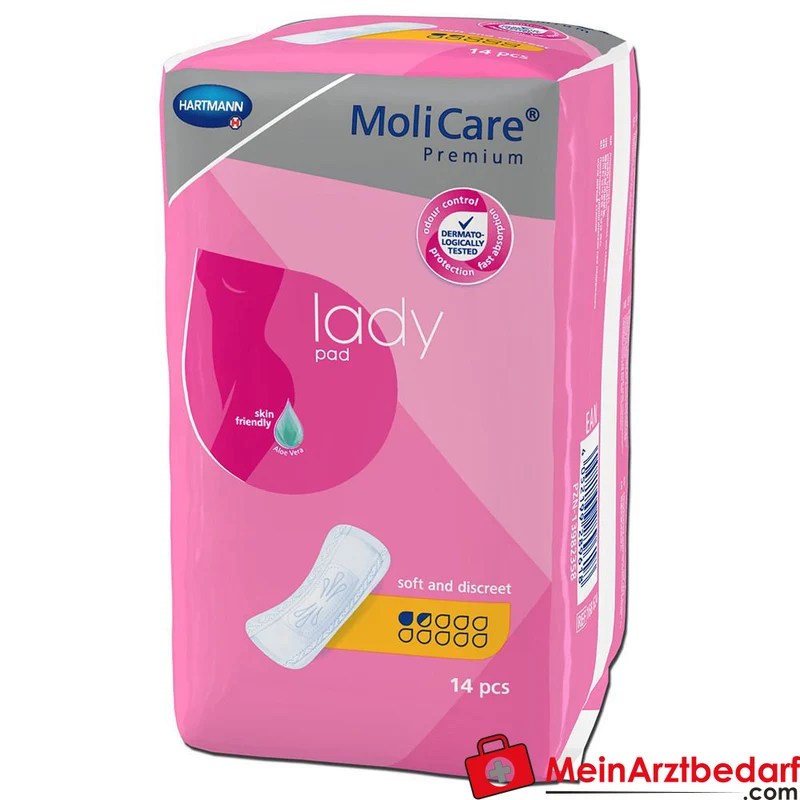 MoliCare Premium lady 1,5 Tropfen Damenbinden für sehr leichte bis mittlere Blasenschwäche