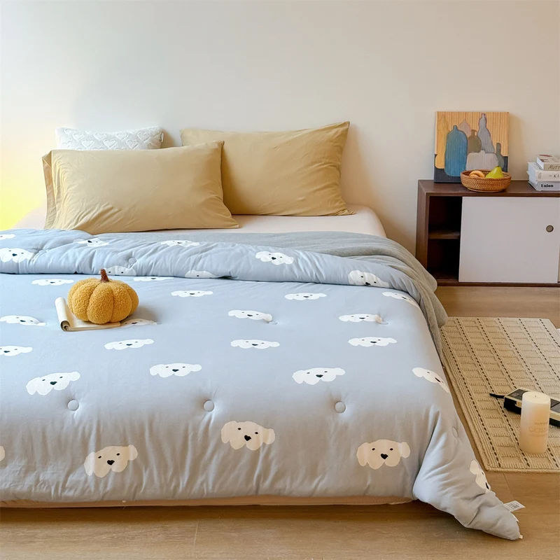 Gepolsterte Futon‑Matratzenauflage mit niedlichem Katzenmuster